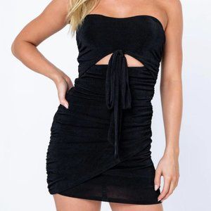 Princess Polly Black Strapless Bodycon Dress